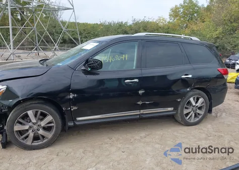 2014 Nissan Pathfinder Platinum из США, поврежденный, VIN 5N1AR2MM8EC725849